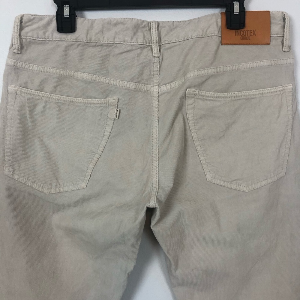 Incotex Cinque Sky Slim Corduroy Pants | Size 34 - Picture 6 of 8